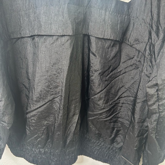 Vtg Umbro Windbreaker Half Zip Pullover With Zip In Hood Size XL - Picture 3 of 11